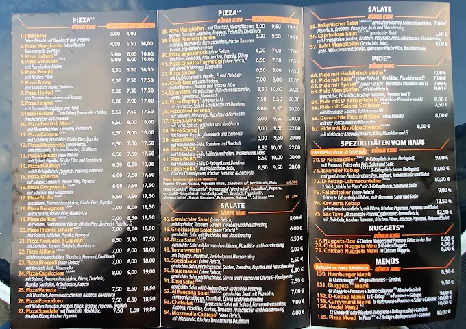Döner King & Bistro Mengkofen  menu 3